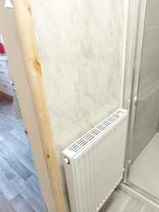 Bathroom Renovation - New walls and radiator